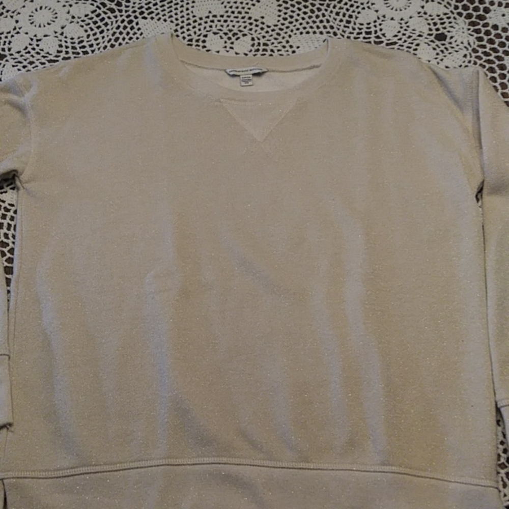 American Eagle Gold Sparkle Sweatshirt SP